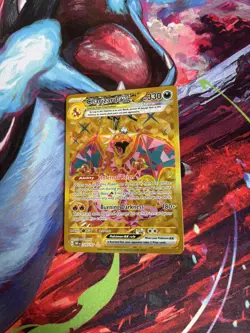 Pokemon TCG Gold Charizard Ex 228/197 Hyper Rare Obsidian Flames - Image 2