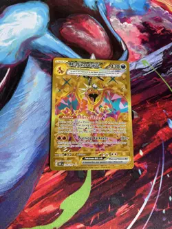 Pokemon TCG Gold Charizard Ex 228/197 Hyper Rare Obsidian Flames - Image 3
