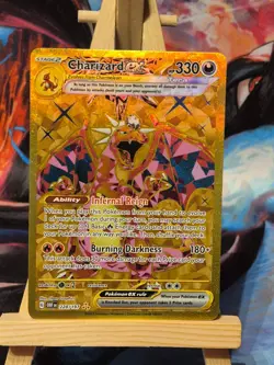 Pokemon - Charizard Ex 228/197 Obsidian Flames Gold Hyper Rare - Image 1