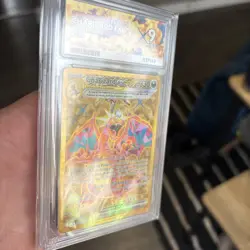 Pokemon TCG Hyper Rare Gold Charizard EX Card Obsidian Flames Ace 9 228/197 - Image 2