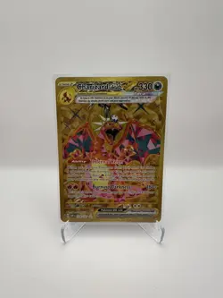 Pokemon TCG Charizard EX Card 228/197 Obsidian Flames Gold Hyper Rare - Image 1