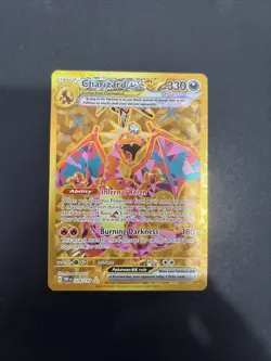 Pokemon TCG Charizard ex Sv03: Obsidian Flames 228/197 PEN LINE ON BAXK - Image 1