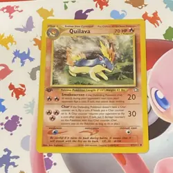 Quilava 47/111 NM Uncommon 1st Edition Neo Genesis 2000 Pokemon TCG - Image 1