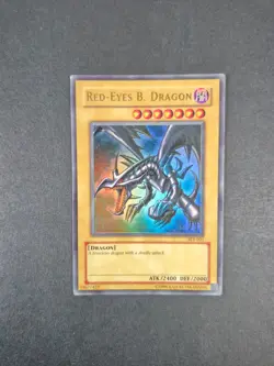 Yugioh - Red Eyes Black Dragon - SDJ-001 - Ultra Rare - Ulimited - LP - Image 1