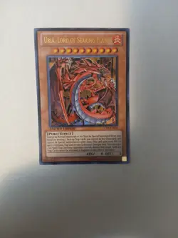Yugioh! Uria, Lord of Searing Flames - LC02-EN001 - Ultra Rare - Limited Edit - Image 1