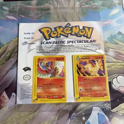 SEALED Pokemon TCG Scan-Tastic Spectacular e-Reader Series Ho-Oh Rapidash PROMO - Image 1