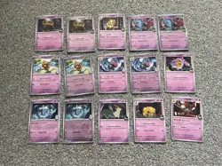 Destined Rivals Bulk 234 Card Lot NO DUPLICATES Common, Holo/Reverse Holo Bundle - Image 4