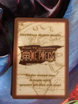 3 Luffy S17 One Piece Card Bandai Carddass Hyper Battle Holo Near MINT 2000 - Image 5