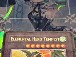 Elemental Hero Tempest EEN-EN034 Ultimate Rare 1st Edition Damaged Yugioh TCG - Image 3