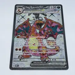 Pokemon TCG Charizard EX Card Obsidian Flames 215/197 English Rare - Image 1