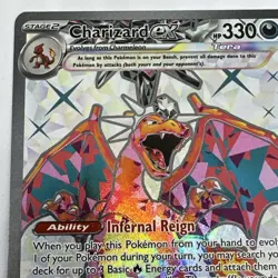 Pokemon TCG Charizard EX Card Obsidian Flames 215/197 English Rare - Image 5