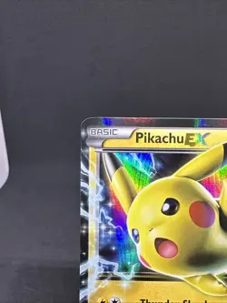 2016 Pikachu EX XY174 XY Black Star Promo Holo Ultra Rare Pokemon TCG Card - Image 3