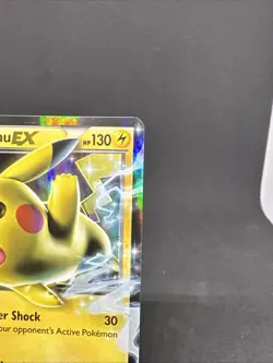 2016 Pikachu EX XY174 XY Black Star Promo Holo Ultra Rare Pokemon TCG Card - Image 4