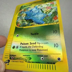 Pokemon Bulbasaur Card Expedition 094/165 Reverse Holo E-Reader 2002 Vintage - Image 2