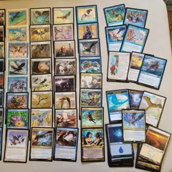 Commander Magic Deck MTG Cards = ALL 100 ***White & Blue BIRDS Kastral Tribal*** - Image 2