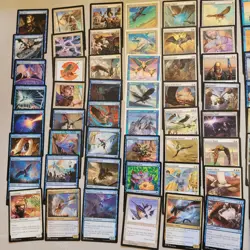 Commander Magic Deck MTG Cards = ALL 100 ***White & Blue BIRDS Kastral Tribal*** - Image 3