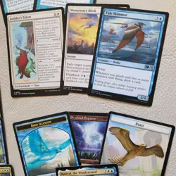Commander Magic Deck MTG Cards = ALL 100 ***White & Blue BIRDS Kastral Tribal*** - Image 5