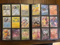 Pokemon Binder Collection Holo Rare WOTC Vmax Mid Era FIRE Gas Lot TCG - Image 3