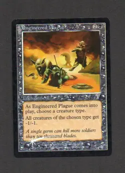 MtG FOIL Engineered Plague Peste Artificiale FOIL (7th edition) - Image 1