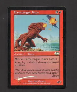 MtG FOIL Flametongue Kavu Kavu Lingua Fiammeggiante FOIL (Planeshift) - Image 1