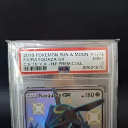 Pokemon TCG Rayquaza GX 177a/168 Celestial Storm PSA 9 - Image 2