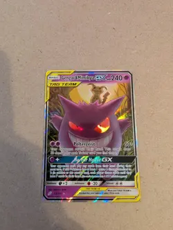 Pokemon Gengar & Mimikyu GX TAG TEAM Ultra Rare Holo Sm-Team Up 53/181 - Image 2