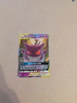 Pokemon Gengar & Mimikyu GX TAG TEAM Ultra Rare Holo Sm-Team Up 53/181 - Image 3