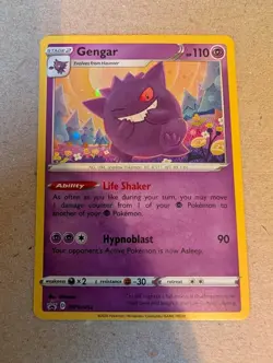 Pokemon Gengar SWSH052 Battle Styles Rare Ability 110 HP Hypnoblast Attack - Image 4