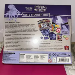 Pokemon Sword and Shield Chilling Reign Shadow Rider Elite Trainer Box ETB - Image 4