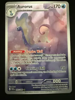 Aurorus 092/088 ME03 Perfect Order Illustration Rare Holo Pokemon TCG Card NM - Image 1