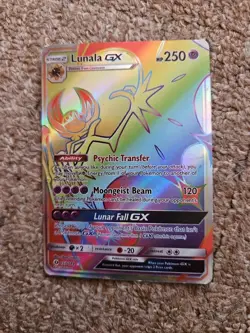 Lunala GX Lunar Fall GX 153/149 Pokemon Card - Image 1