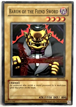 YuGiOh! - Baron of the Fiend Sword - SDY-036 - Unlimited - Common - Image 1