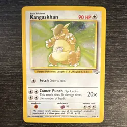 Pokemon Kangaskhan Jungle Holo Rare 05/64 1999 90 HP The Pokemon Company - Image 1