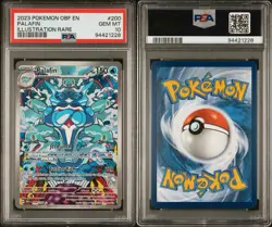 Pokemon Palafin Obsidian Flames Illustration Rare #200 PSA 10 Gem Mint - Image 3