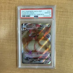 2021 POKEMON SWSH BLACK STAR PROMO #087 FA/EEVEE VMAX SHNG.FATES ETB - PSA 10 - Image 1
