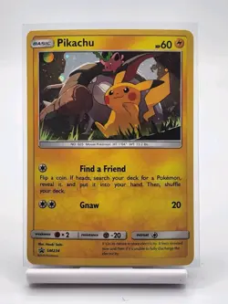 Pikachu Holo SM234 Black Star Promos 2019 - Pokemon TCG LP, look at all photos - Image 1