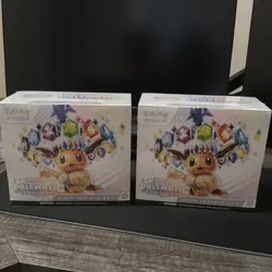 Pokemon Prismatic Evolutions Elite Trainer Box ETB X 2 - Image 1