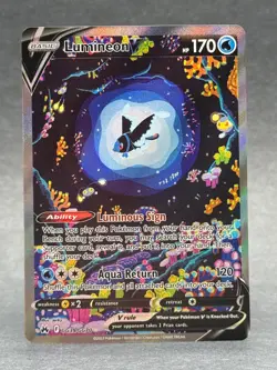 Pokemon - GG39/GG70 Lumineon V SWSH Crown Zenith Galarian Gallery Ultra Rare NM - Image 1