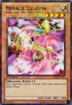 1x (LP) Mirage Dragon - BP02-EN031 - Mosaic Rare - 1st Edition YuGiOh - Image 1