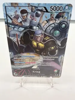 ONE PIECE ENGLISH Krieg (Alt Art) OP15-001 L Adventure on KAMI's Island - NM - Image 1