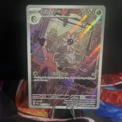 Pokemon TCG Card Lileep 145/142 Stellar Crown Illustration Rare Holo - NM - Image 1