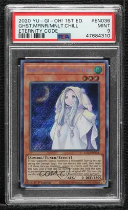Ghost Mourner & Moonlit Chill 1st Ed. YuGiOh Eternity Code PSA 9 MINT - Image 1