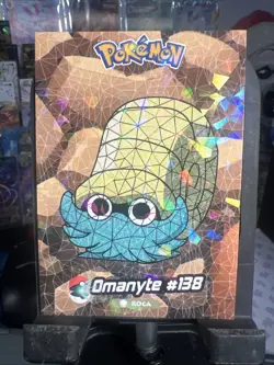Omanyte #138 - Cracked Ice Holo - Crystal Collection 2024 - Pokemon Card - Image 1