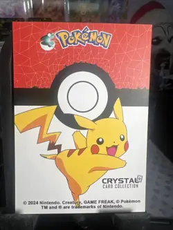 Omanyte #138 - Cracked Ice Holo - Crystal Collection 2024 - Pokemon Card - Image 2