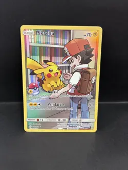 Pikachu (241/236) Sun & Moon Cosmic Eclipse Secret Rare Pokemon Card! - Image 1