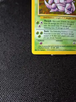 Pokemon TCG Nidoking Base Set Holo Unlimited Rare Card 11/102 LP Condition - Image 5