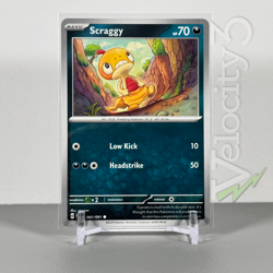 Pokemon TCG Card - Scraggy 60/91 Common | 2024 Paldean Fates | NM/Mint - Image 1