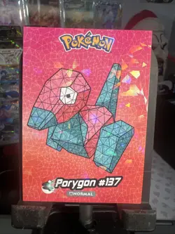 Porygon #137 - Cracked Ice Holo - Crystal Collection 2024 - Pokemon Card - Image 1