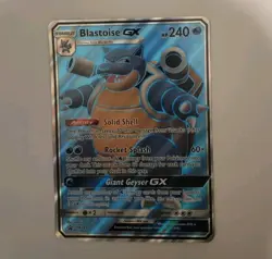 JUMBO Blastoise GX Full Art Oversized Card SM189 2019 Pokemon NM - Image 1