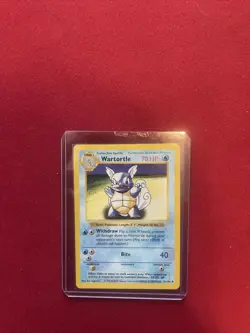 Pokemon TCG Wartortle Base Set, shadowless Card 42/102 - Image 1